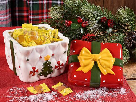 Portabiscotti pacco natale