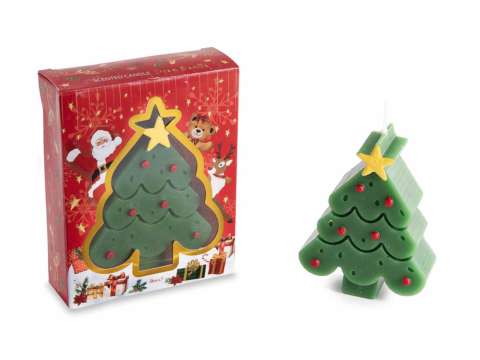 Candela Albero di Natale addobbato