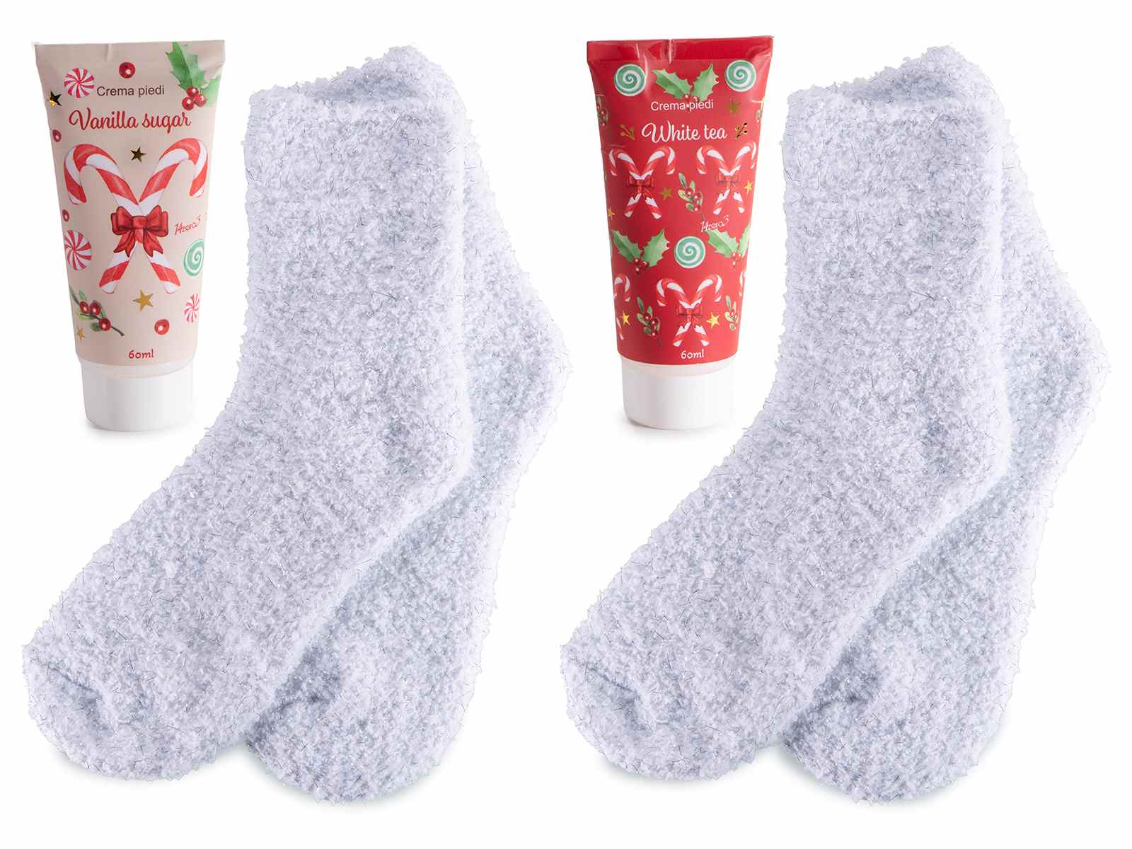 Set regalo natalizio Crema piedi e Calzini