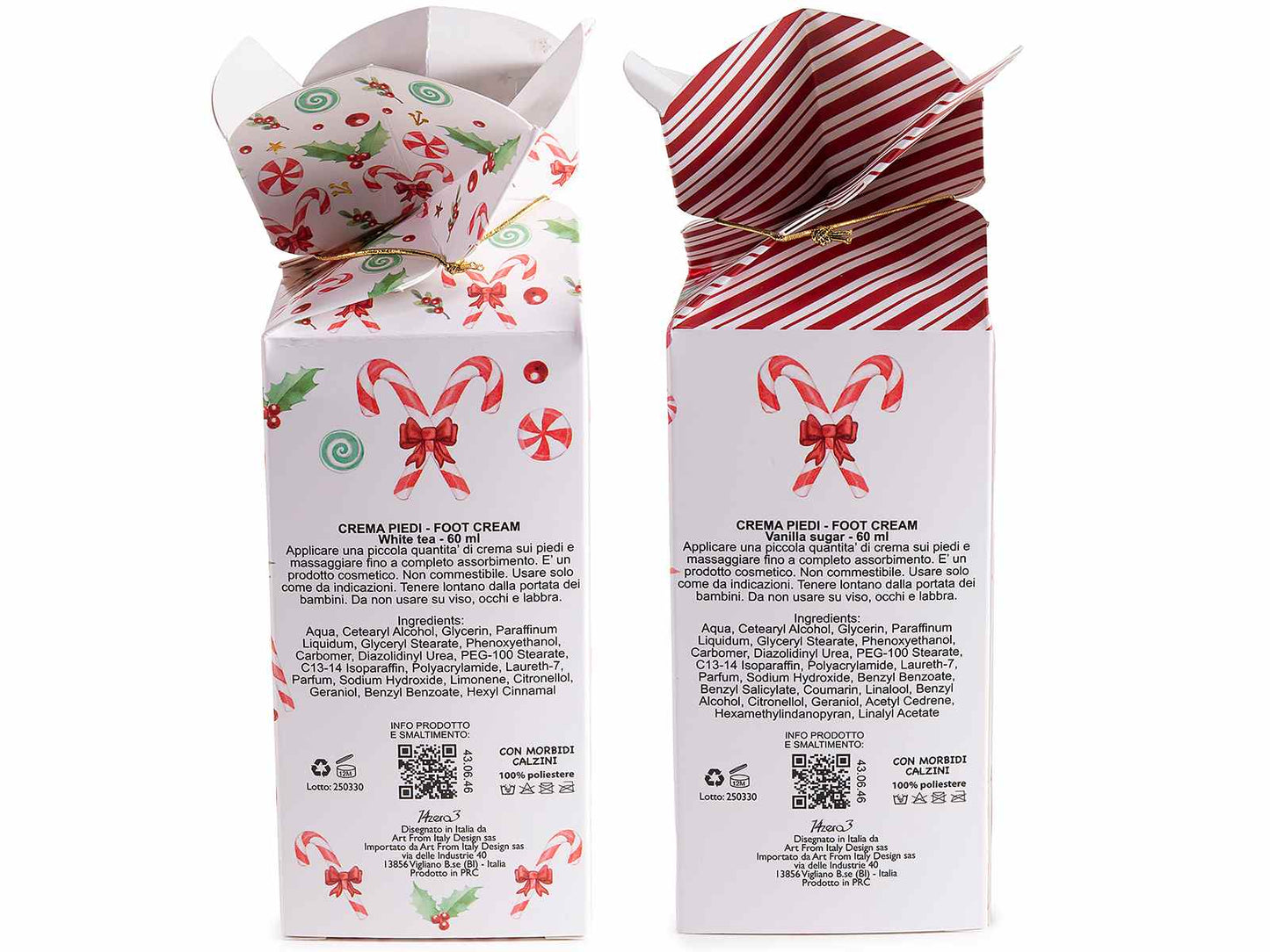 Set regalo natalizio Crema piedi e Calzini