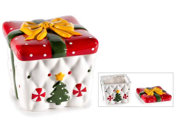 Portabiscotti pacco natale