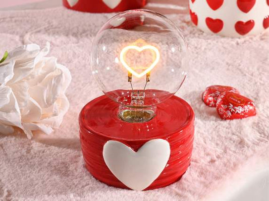 Lampada con LED a Cuore