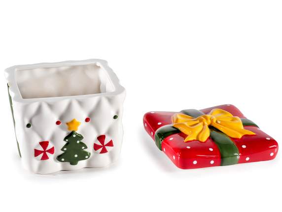 Portabiscotti pacco natale