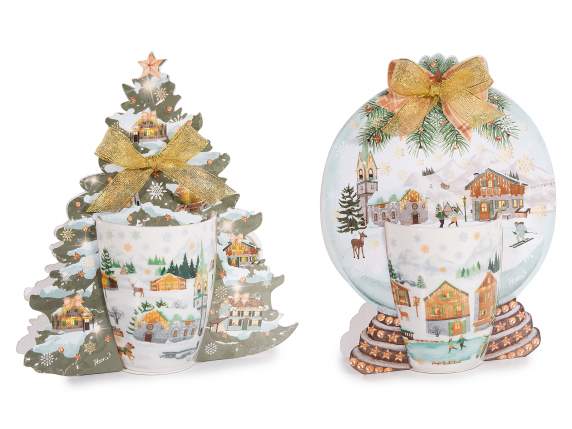 Tazza Natalizia in Porcellana