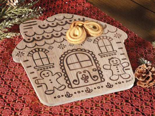 Tagliere in legno casetta