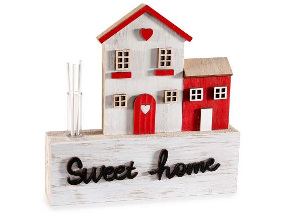 Casetta in legno con profumatore